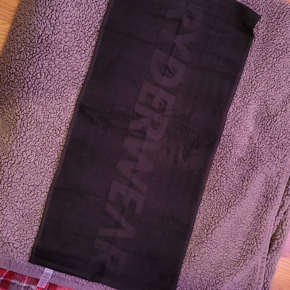 - New Black Ryderwear Gym Towel
